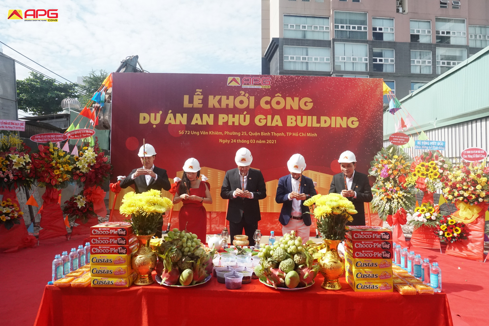 GROUNDBREAKING CEREMONY OF THE PROJECT “AN PHU GIA BUILDING”