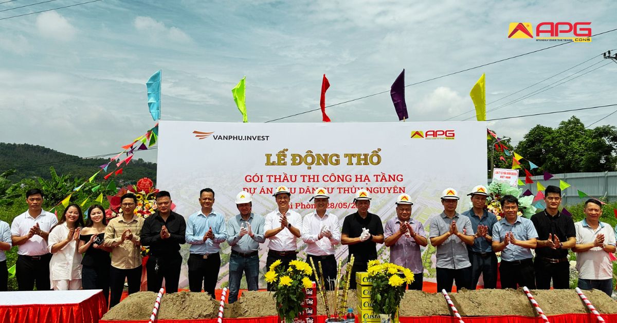 Groundbreaking Ceremony of Vlasta Thuy Nguyen Project: Strategic cooperation between An Phu Gia Construction and Van Phu Invest
