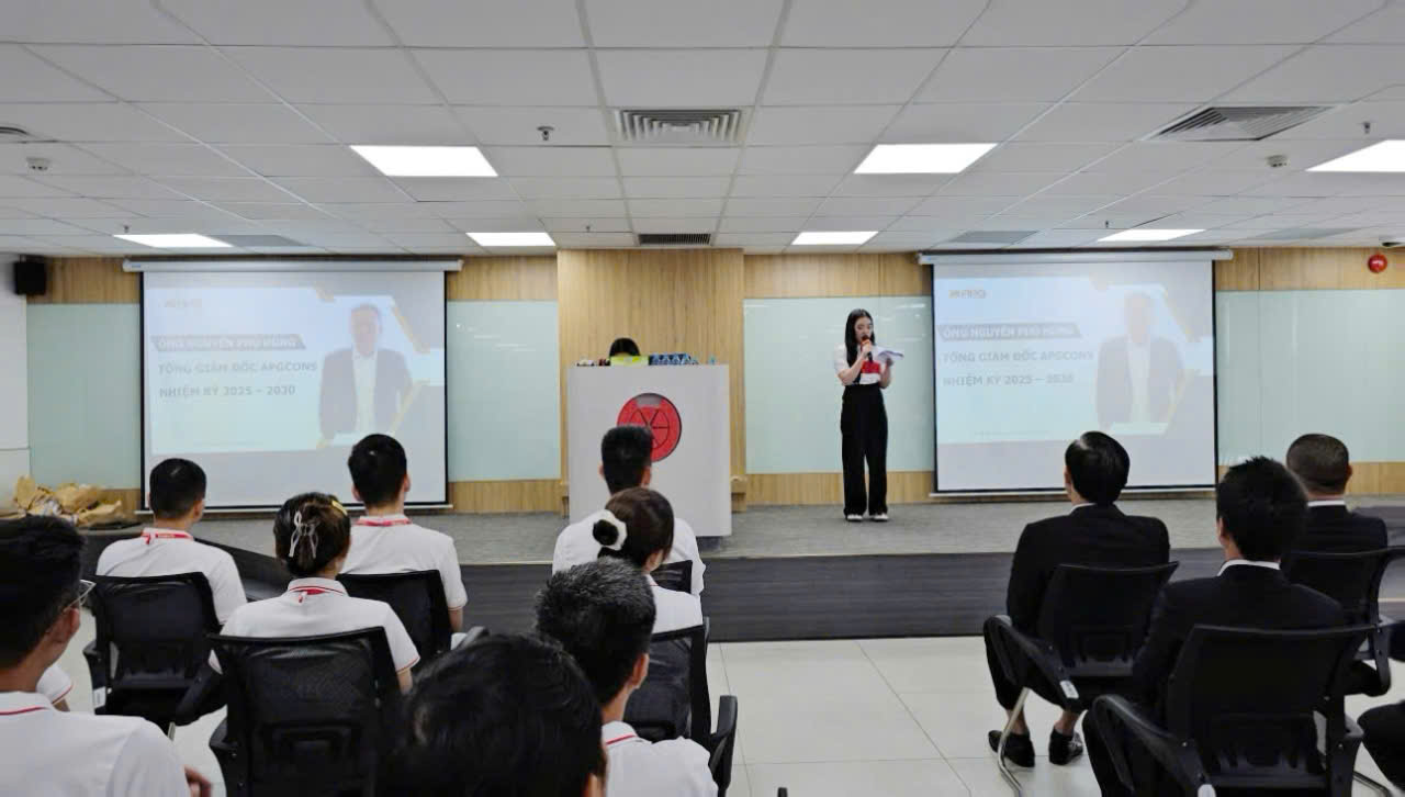 Lễ công bố Hội đồng Quản trị và Ban Tổng Giám đốc APGCONS nhiệm kỳ 2025 - 2030