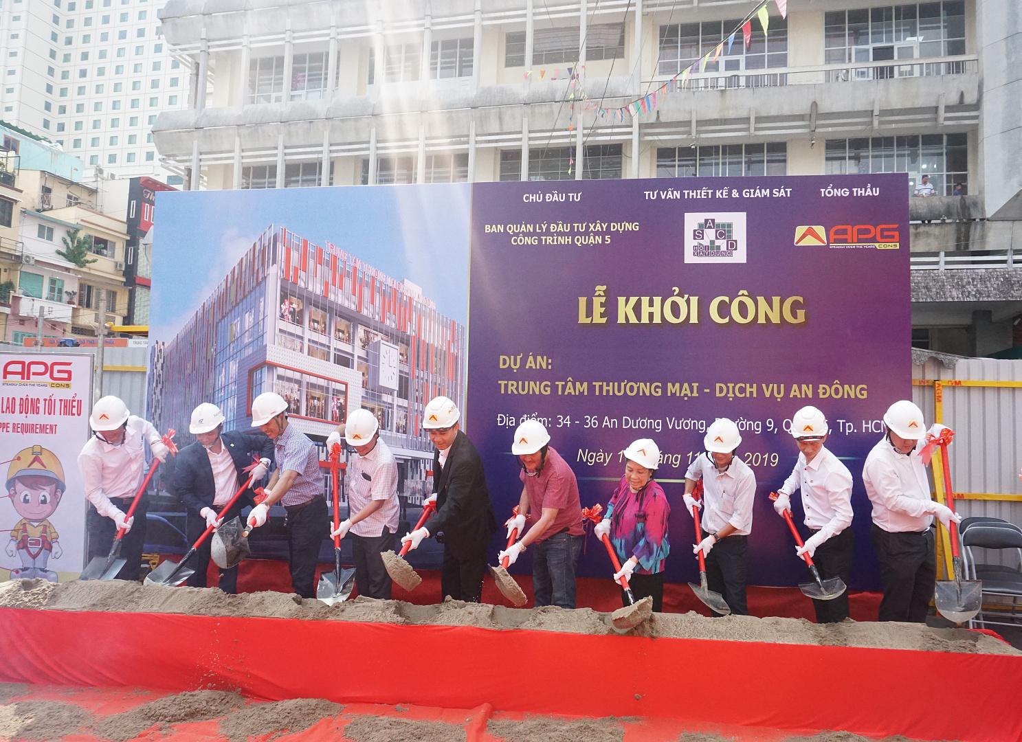 APGCONS KHỞI CÔNG DỰ ÁN AN ĐÔNG CENTER - AN ĐÔNG CENTER