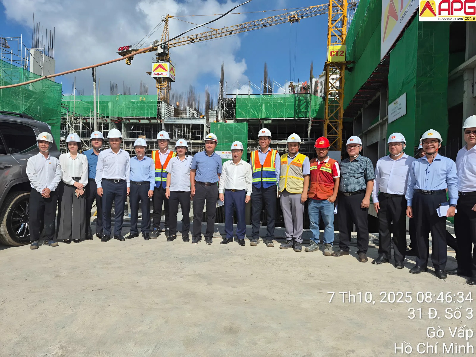 Đoàn công tác Bộ Xây dựng khảo sát dự án nhà ở xã hội Khu nhà ở Cán bộ Chiến sĩ Công an TP.HCM
