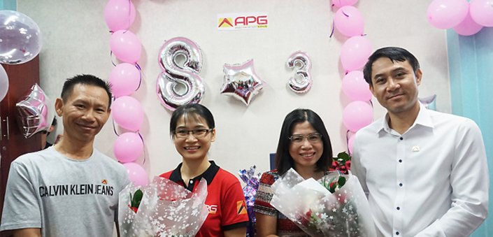 APGCONS CHÚC MỪNG NGÀY QUỐC TẾ PHỤ NỮ 8/3/2020
