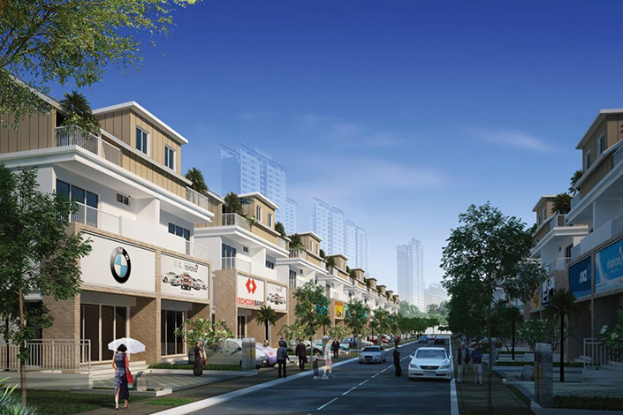 Biệt thự song lập vườn Dragon Parc